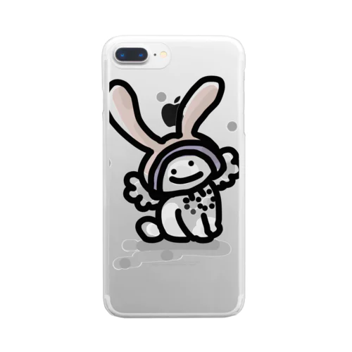 ふゆうさぎ Clear Smartphone Case