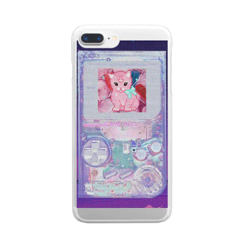 c a t w a v e Clear Smartphone Case