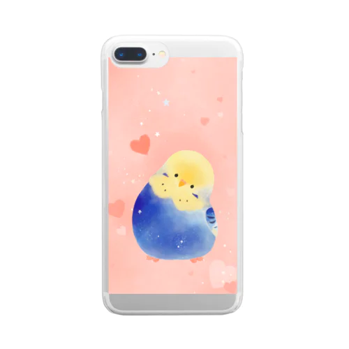 セキセイインコ Clear Smartphone Case