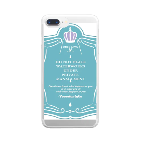 YOOODA WATERWORKS Clear Smartphone Case