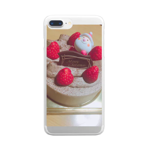 ケーキちゃんのグッズ Clear Smartphone Case