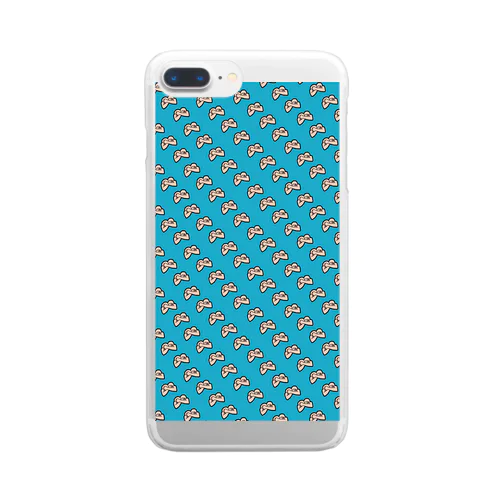 TEBBBURA(BLUE) Clear Smartphone Case