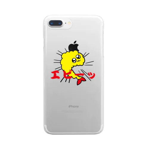 えび反りえびふりゃい Clear Smartphone Case