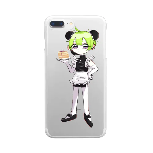 ちゃいなめいどさん Clear Smartphone Case