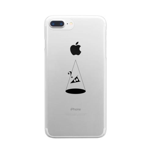 スリ戸惑い中 Clear Smartphone Case