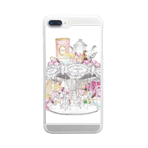 メリーゴーランド Clear Smartphone Case