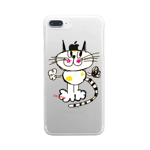 キャットちゃん  Clear Smartphone Case