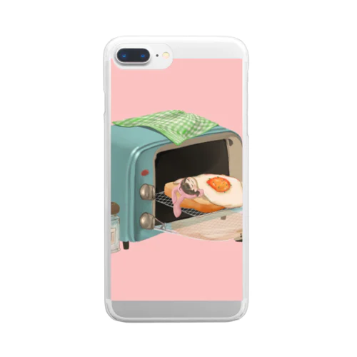 めだまやきベットとおんなのこ🍳 Clear Smartphone Case