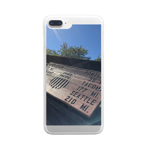 アメリカ🗽旅行 Clear Smartphone Case