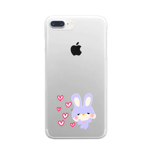 ちっちゃいうさちゃん Clear Smartphone Case