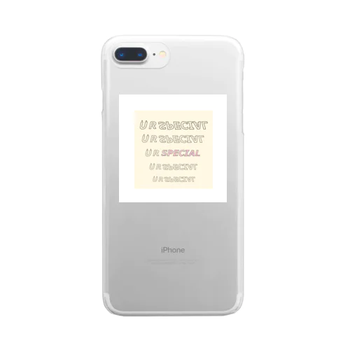 u r special Clear Smartphone Case