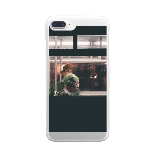 tear in the train Clear Smartphone Case