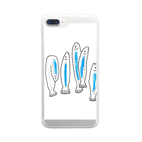 こざかな🐟さん Clear Smartphone Case