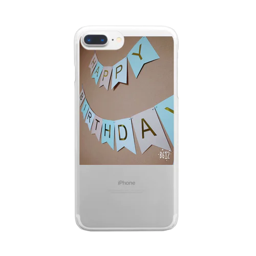 Happybirthday!!! Clear Smartphone Case