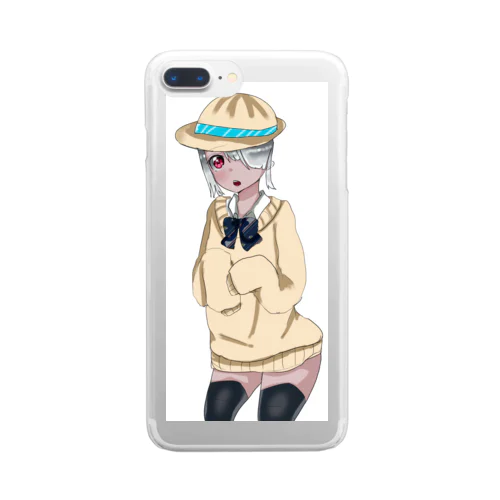 ねこしょうゆ Clear Smartphone Case