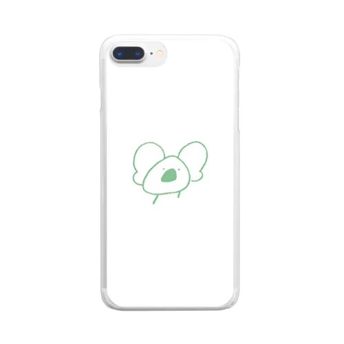 みどりのコアラ Clear Smartphone Case