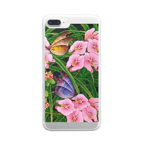 Orchid Garden  Clear Smartphone Case