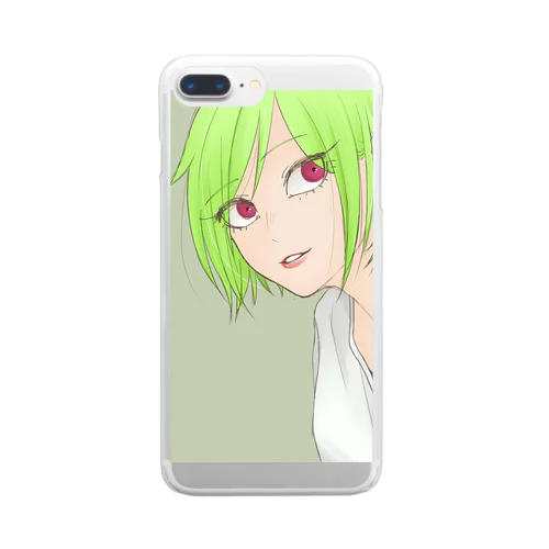 緑子ちゃん Clear Smartphone Case