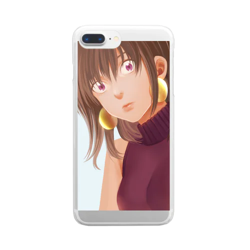 がーる Clear Smartphone Case