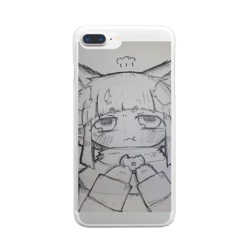 ｺﾛﾎﾟｯｸﾙちゃそ Clear Smartphone Case