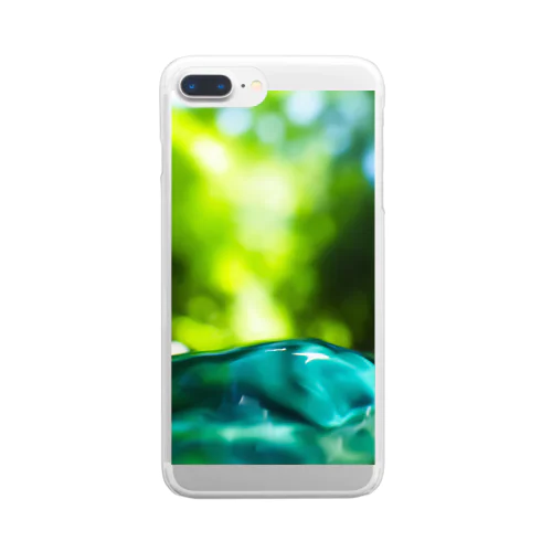森のしずく Clear Smartphone Case