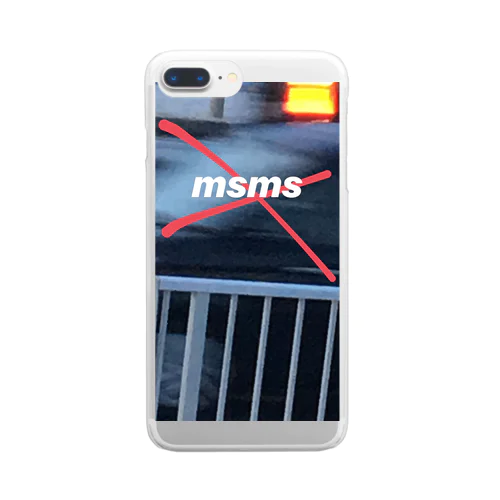 MSMS iphone case クリアスマホケース