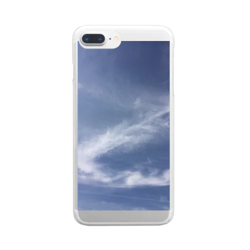 空の青 Clear Smartphone Case