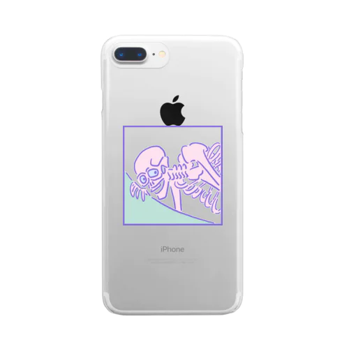 ゆめかわ浮世絵『がしゃどくろ』 Clear Smartphone Case