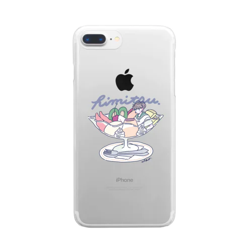 プリン・ア・ラ・モード Clear Smartphone Case