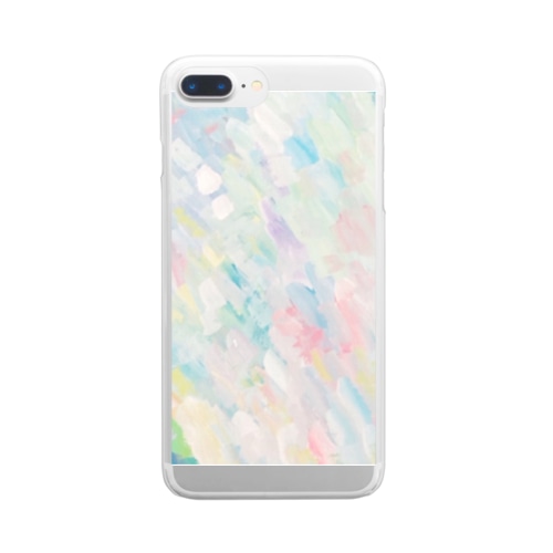 ゆれる彩る Clear Smartphone Case