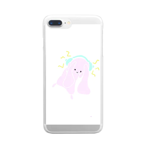 DJうさ Clear Smartphone Case