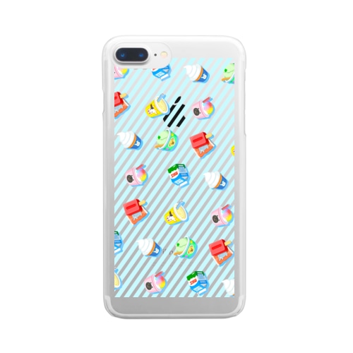 くりぷ豚 育成アイテム Clear Smartphone Case
