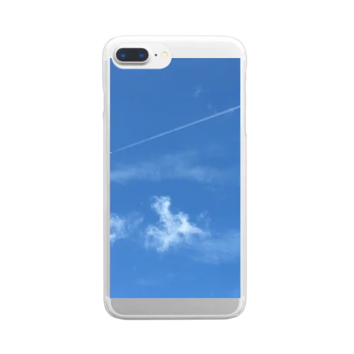 飛行機雲 Clear Smartphone Case