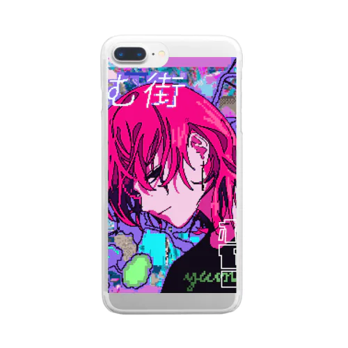 🔫 (′ω’ 🔫)ﾊﾞｷｭﾝ! Clear Smartphone Case