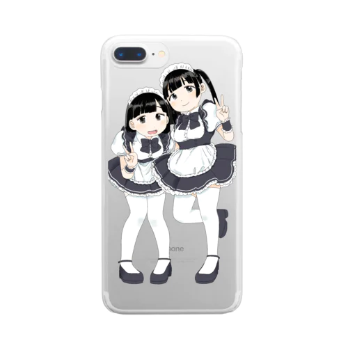  萌え〜なメイドさん Clear Smartphone Case