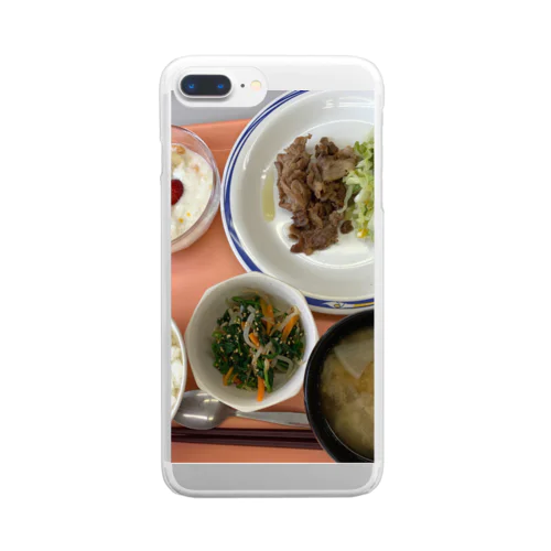 生姜焼き Clear Smartphone Case