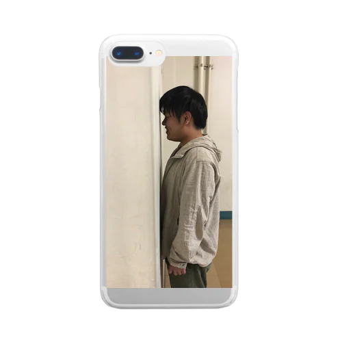 壁なら壊せばいい。ただそれだけ。 Clear Smartphone Case