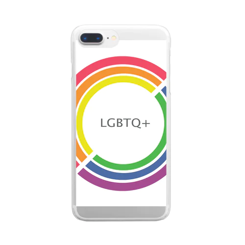 LGBTシンボルグッズ Clear Smartphone Case