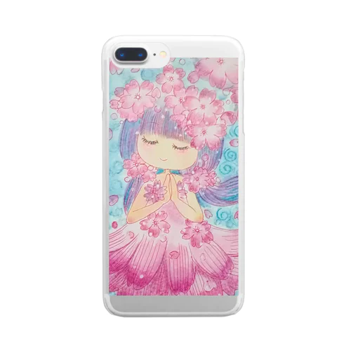 桜 Clear Smartphone Case