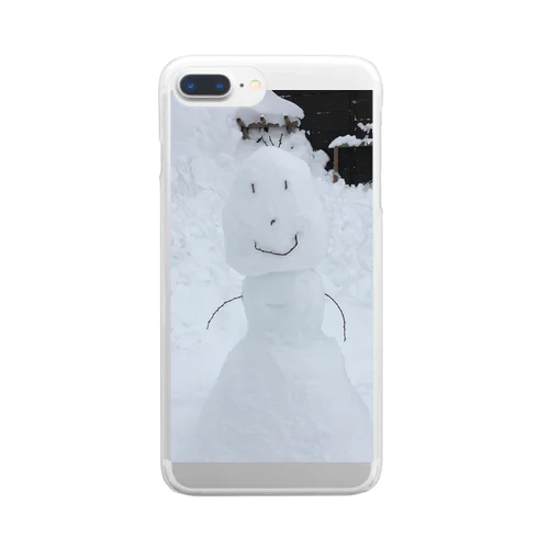 雪の子供 Clear Smartphone Case