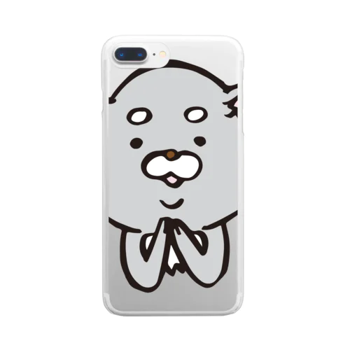 旧ロゴに嫉妬する人狼くん Clear Smartphone Case