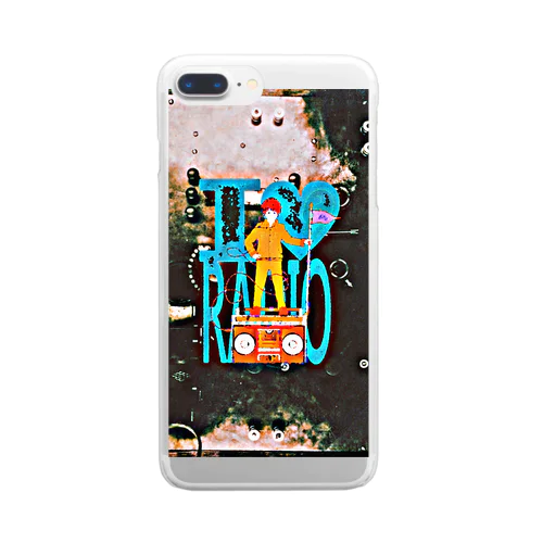 ラジオの王様 Clear Smartphone Case