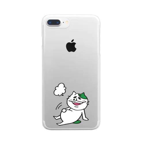 TOSANEKO 満腹 Clear Smartphone Case