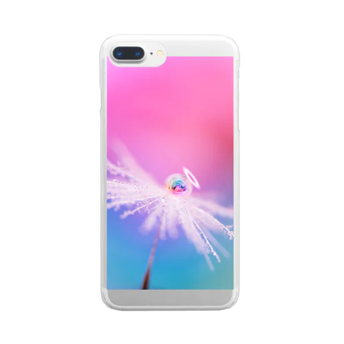 歌うしずくの天使 Clear Smartphone Case