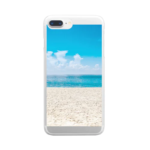 ビーチ Clear Smartphone Case