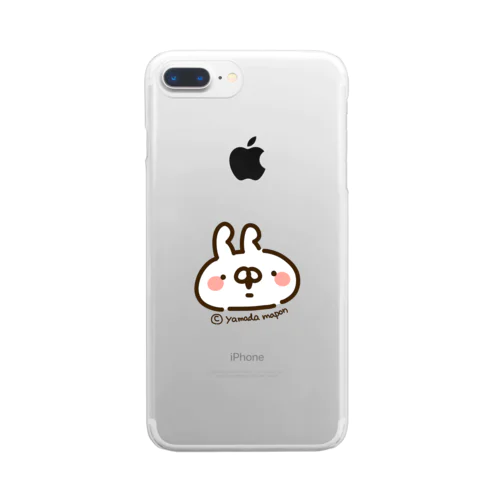 ねことうさぎ【うさぎ】 Clear Smartphone Case