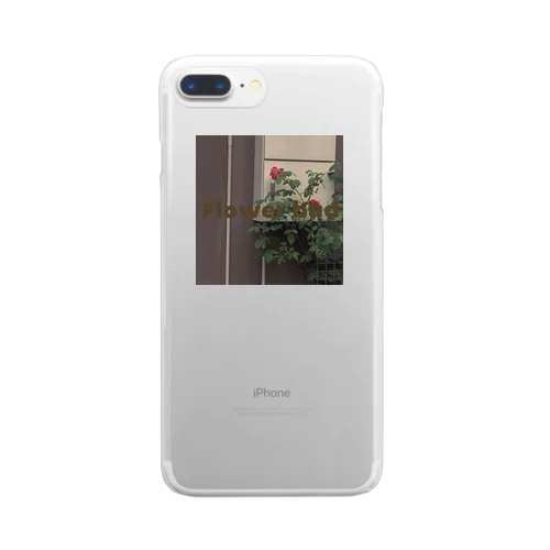 花のつぼみ Clear Smartphone Case