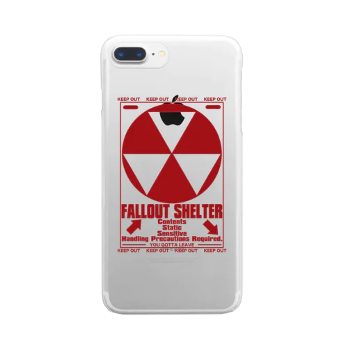 Fallout_Shelter クリアスマホケース