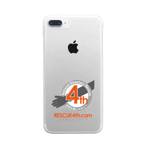 自然災害レスキュー　RESCUE4th Clear Smartphone Case