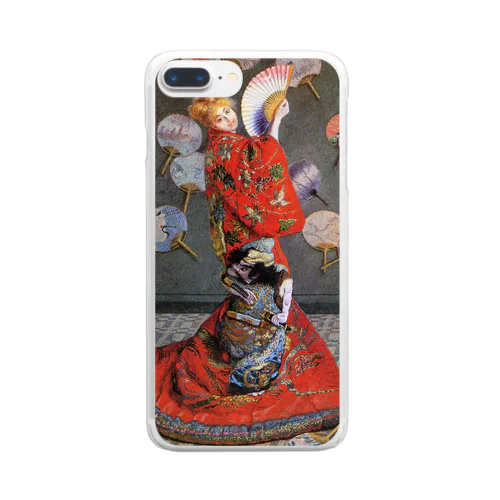 クロード・モネ / 1879 / Japan's (Camille Monet in Japanese Costume) /  Claude Monet 투명 스마트폰 케이스